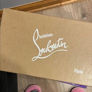 Christian Louboutin Brown Shoe Box with White Logo